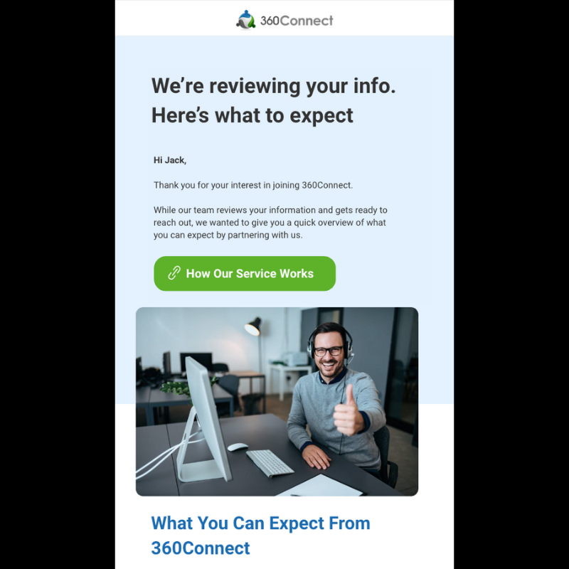 360Quote Request Email