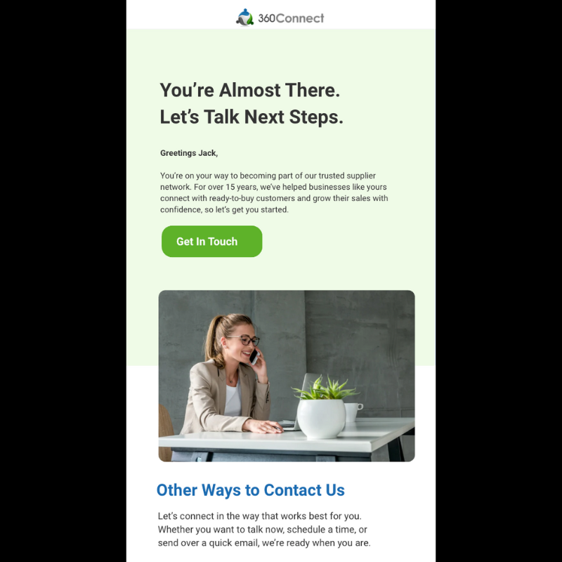 360Quote Request Email